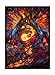 Katomula 100 MTG Card Sleeves with 100 Inner Sleeves Textured Back Art Sleeve Fit Standard Size Cards Mountain - Image 3