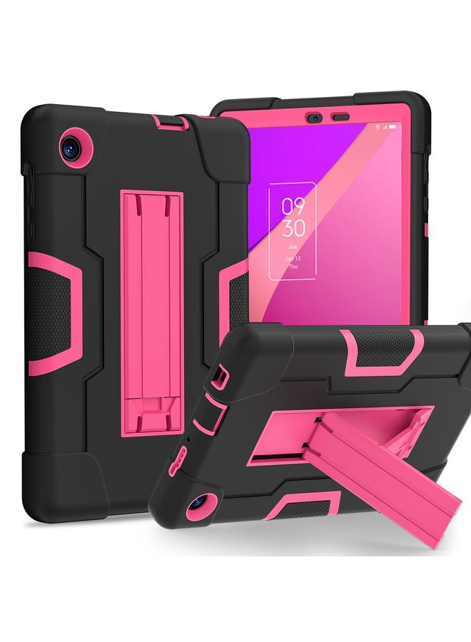 erorex Case For TCL Tab 8 LE / WiFi Contrast Color Silicone Hybrid PC Tablet Case with Holder  - Image 1