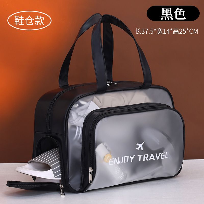 Purejoy  Waterproof Swim Bag with Dry/Wet Separation - Beach, Gym, and Travel Organizer
