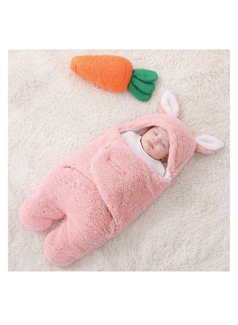 BAIG Baby Sleeping Bags Thicken Newborn Baby Wrap Blanket Winter Warm Newborn Envelope Soft Infant Sleeping Bag 0-9 Months - Image 1