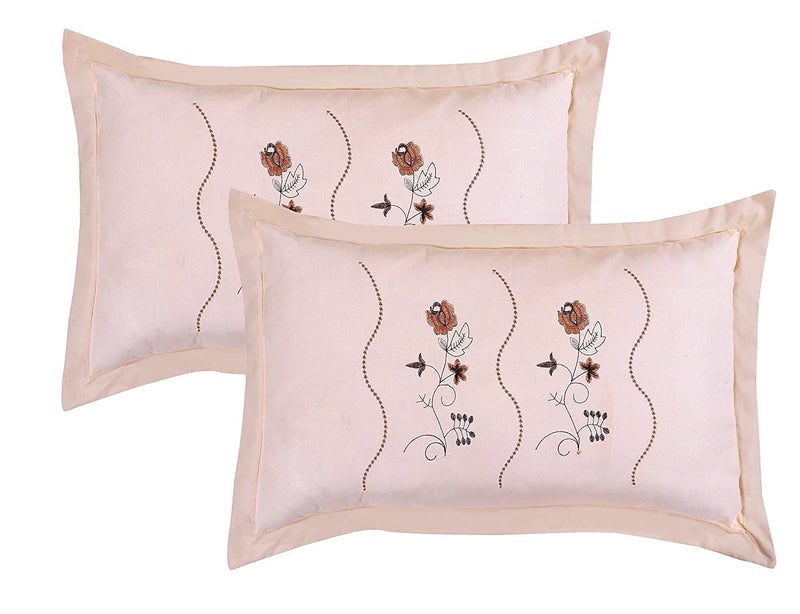Rj Products Embroided Pillow Covers Set of 6 Piece Multi Color - Image 3