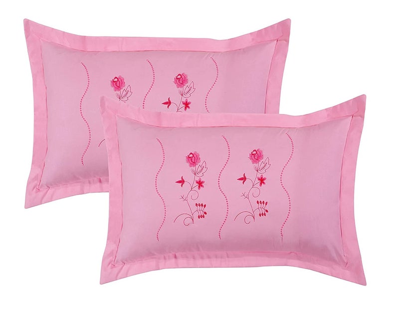Rj Products Embroided Pillow Covers Set of 6 Piece Multi Color - Image 4