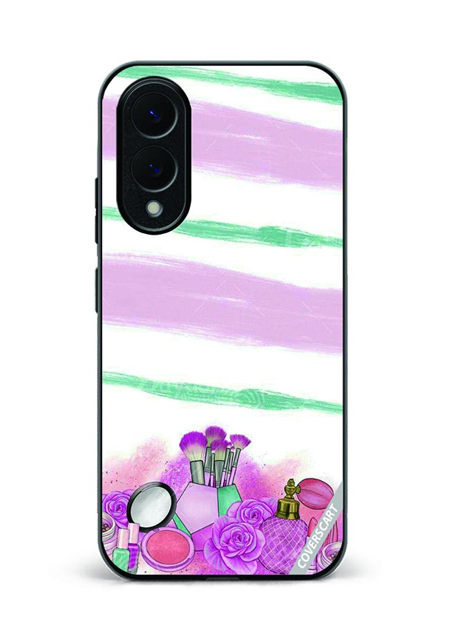 COVERSCART Protective Case Cover For Samsung Galaxy S25 Edge Makeup Design Multicolour