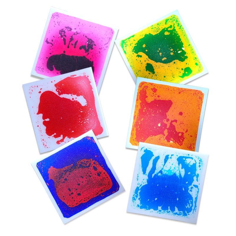30Cm Liquid Floor Tiles Kidsren'S Puzzle Liquid Colored Brick Floor Mat Sensory Mat - Image 5
