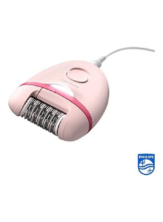 Philips Satinelle Essential Corded Epilator With 5 Attachments Pink - Image 1