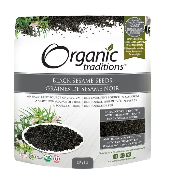 Organic Traditions Black Sesame Seeds 454 g