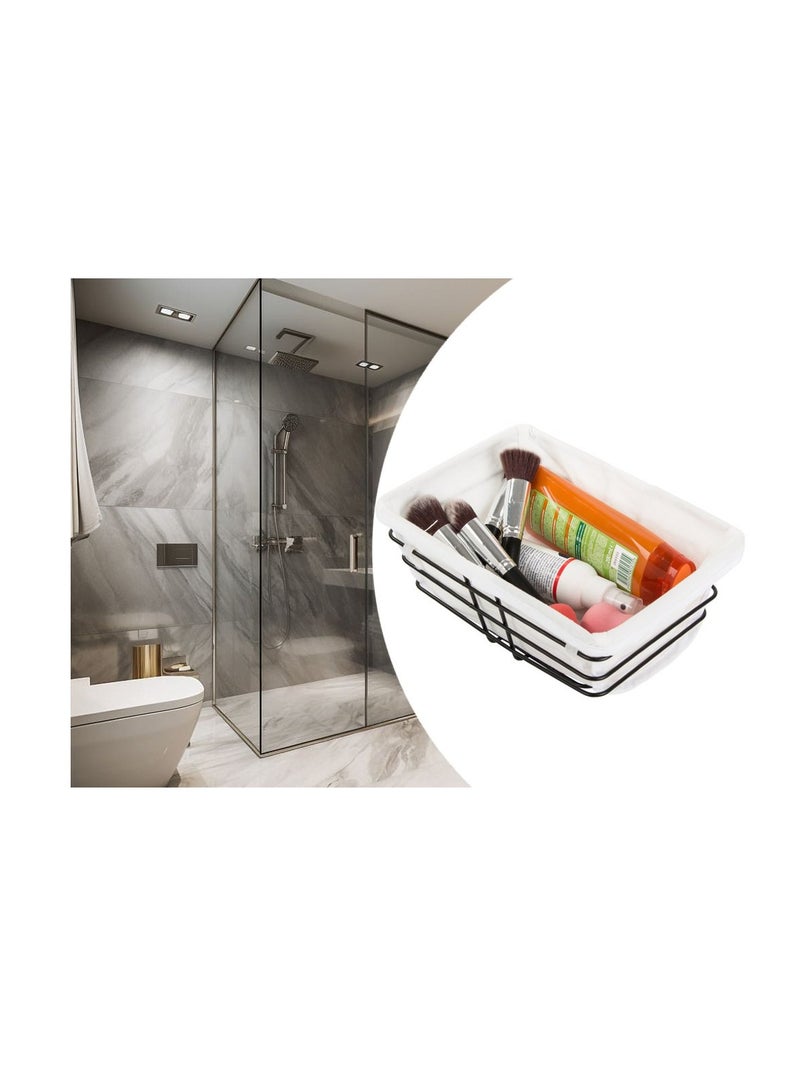 Storage Metal Basket With Fabric - Image 5
