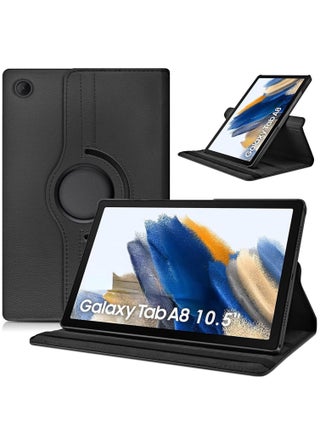 Case Compatible with Galaxy Tab A8 10.5" Case (SM-X200/X205/X207), Galaxy Tab A8 Case 10.5 inch,Auto Sleep/Wake 360° Rotating Stand Folio Leather Case for Tab A8 2022 (Black) - pzsku/Z1982B498FC497811B6E1Z/45/_/1709080419/c30512aa-857e-4a6b-8da4-2f1d1ad8edc7