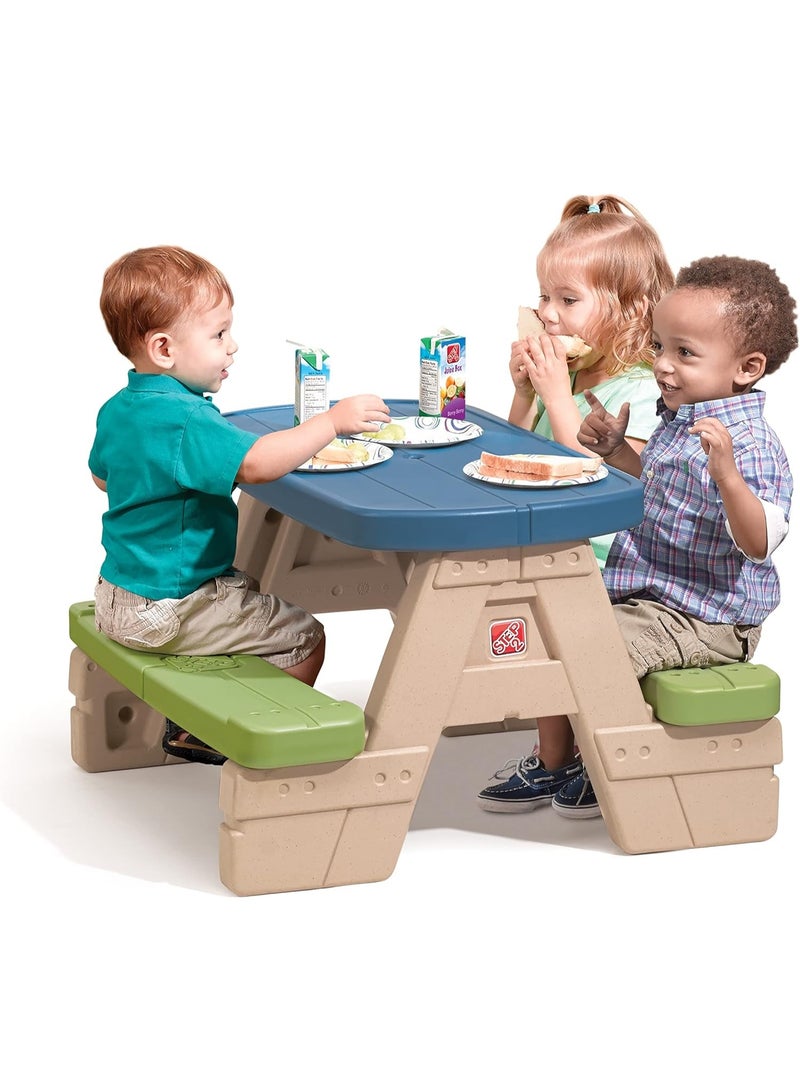 ستيب2 طاولة النزهة للاطفال مع مظلة متعددة الالوان - Image 5