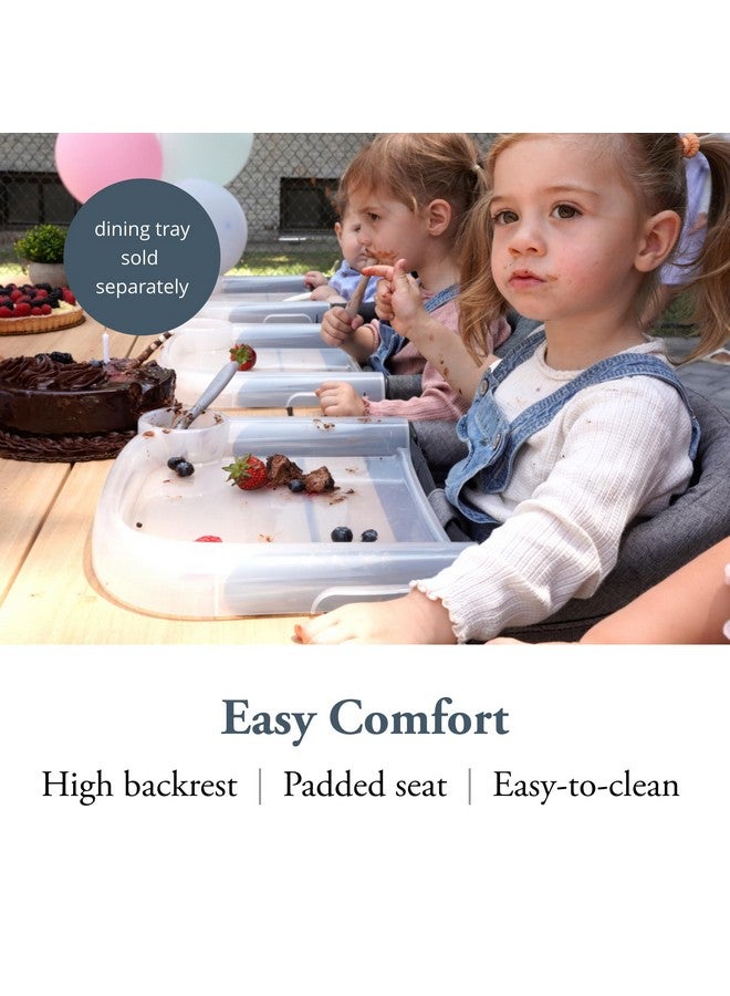 Inglesina Fast Table Chair, Stone Gray Melange - Portable Baby High Chair - for Babies & Toddlers up to 37 lbs - Fits Tables 0.8'' to 3.5'' Thick - Compact & Easy to Use - Travel Bag Included - Image 3