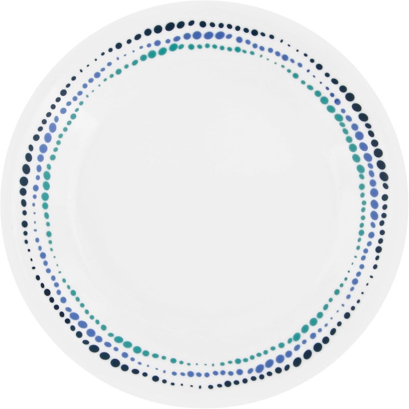 Corelle Ocean Blues Chip  Break Resistant 12pc Dinner Set Service for 4 2794 x 1238 x 2667 cm 12 Count - Image 3