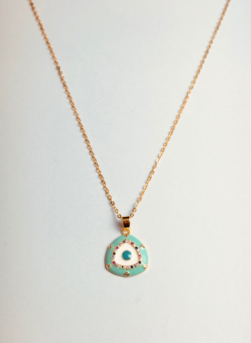 قلادة باندلت عين الحارس الأنيقة، قلادة مطلية بالذهب - Image 5