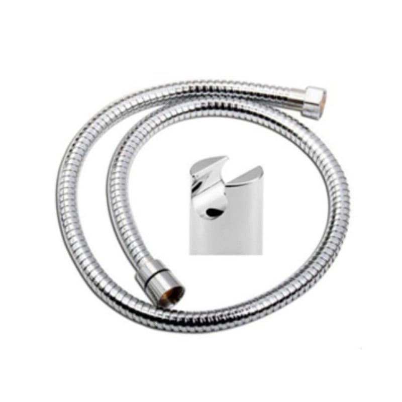 ZAP HS003 Cube Series High Pressure Hand Shower Universal Wand Shower Heads ABS Chrome Finish With Hose Pipe Holder - Image 3