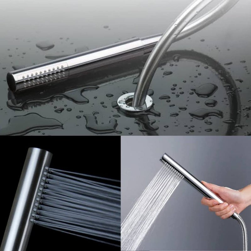 ZAP HS003 Cube Series High Pressure Hand Shower Universal Wand Shower Heads ABS Chrome Finish With Hose Pipe Holder - Image 2
