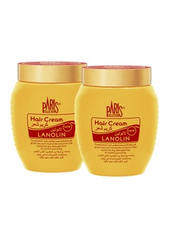 Paris Collection Lanolin Hair Cream 475ml (Pack Of 2)  - Image 1