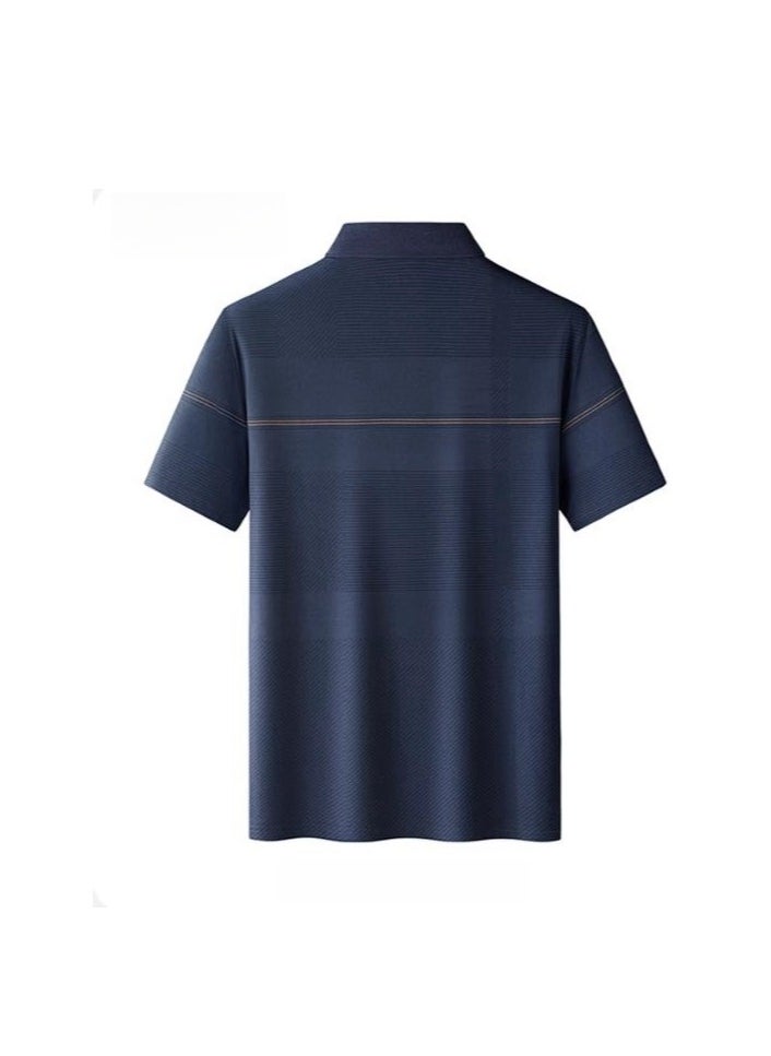 CARTELO Men's Loose And Breathable Short Sleeved T-Shirt Polo Shirt  - Image 4