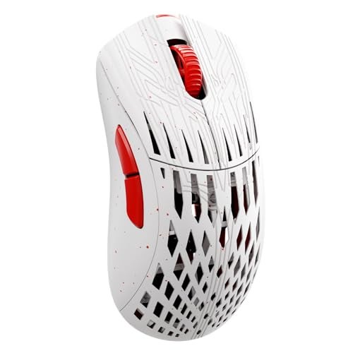 PWNAGE Stormbreaker Carbon Fiber MAX CF Wireless Gaming Mouse 8kHz - 45grams Ultralight Esports Pro Gamer Flawless Professional PAW3950 Optical Sensor 36k DPI - 8000Hz - Large Ergo -Frost Fire - Image 1