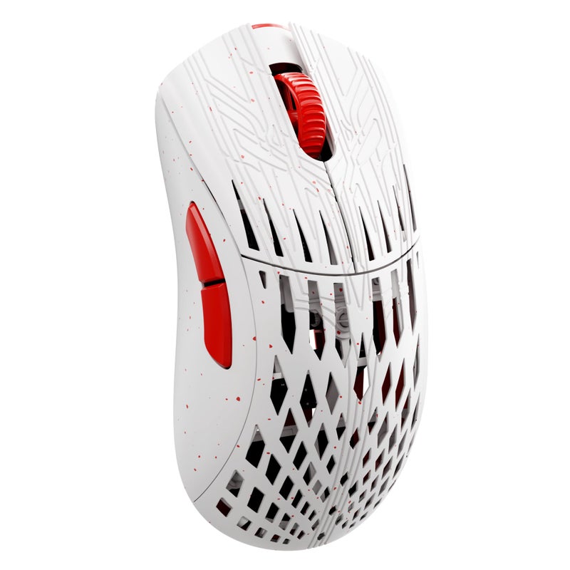 PWNAGE Stormbreaker Carbon Fiber MAX CF Wireless Gaming Mouse 8kHz - 45grams Ultralight Esports Pro Gamer Flawless Professional PAW3950 Optical Sensor 36k DPI - 8000Hz - Large Ergo -Frost Fire - Image 5