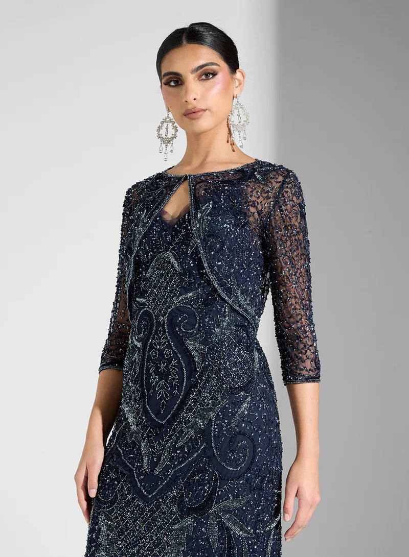Namshi x Beaded Evening Dress