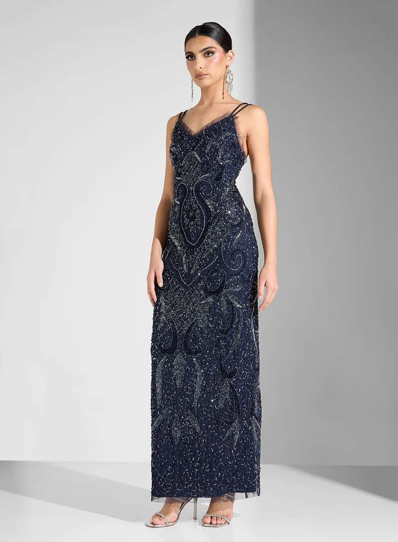 Namshi x Beaded Evening Dress