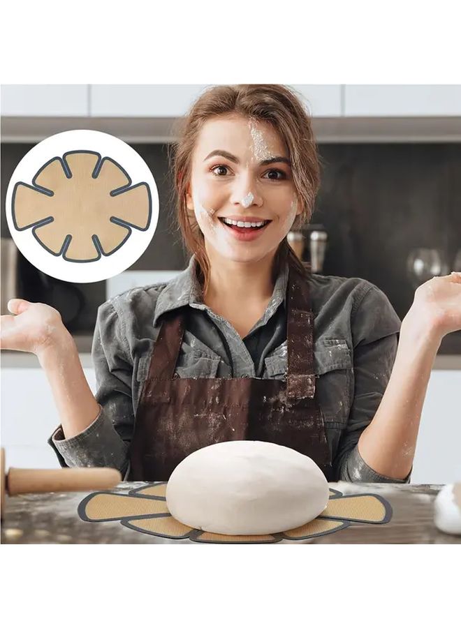 Grey Non-Stick Silicone Bread Pan Liner Reusable Food Safe Baking Mat with Safety Edge Handle Fits 9.5x5 Inch - Image 4