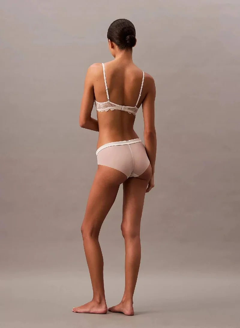 Calvin Klein Chalk Bikini Briefs - CK Black Floral Lace for Women | Best Price UAE