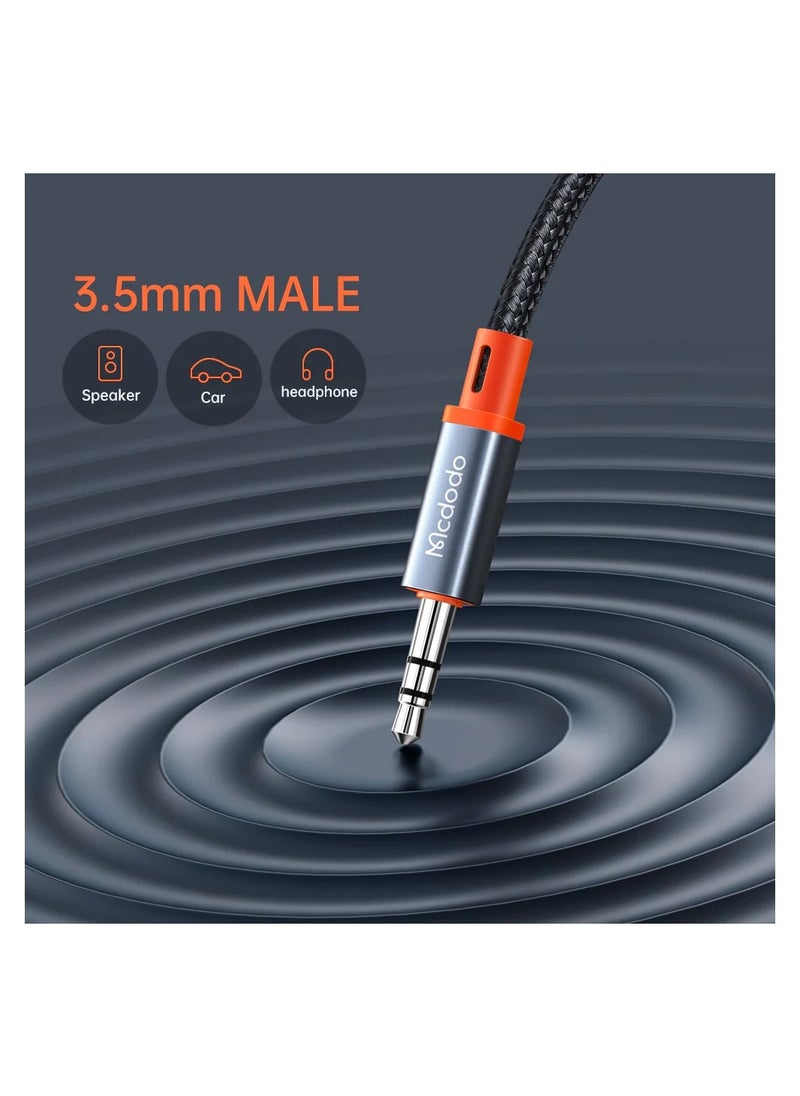 مكدودو - كابل AUX متوافق مع اجهزه ايفون بطول 1.2 متر - Image 1