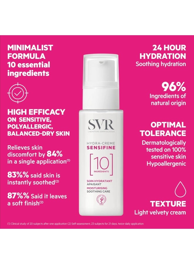 اس في أر كريم SVR Sensifine Hydra للعناية المرطبة والمهدئة 40 مل - Image 4