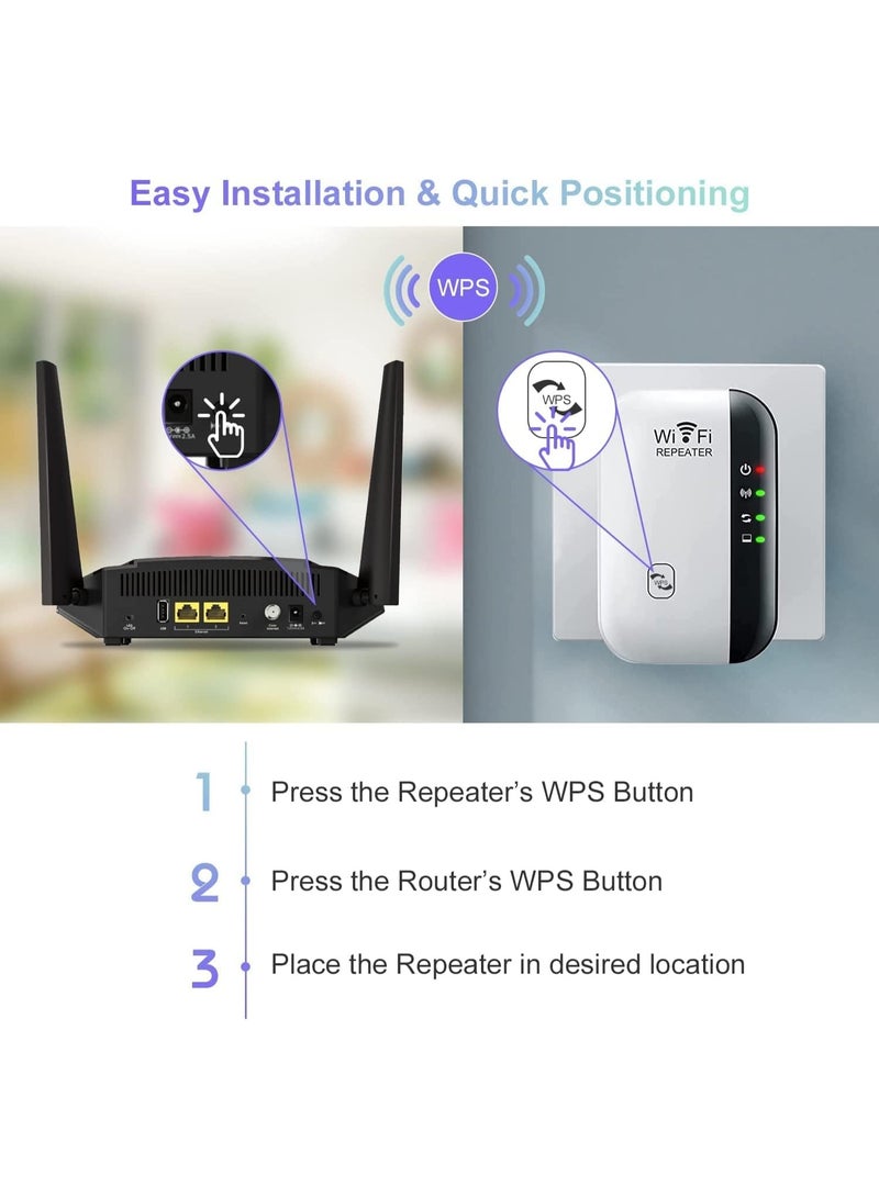 WiFi range extender, WiFi signal booster, covers a large area, fast internet booster, home wireless signal booster - Image 3
