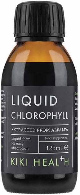 KIKI Health Liquid Chlorophyll Extract From Alfalfa 125ml | Plant-Based | Energy, Detox & Digestive Support, 4.22 fl oz - Image 1