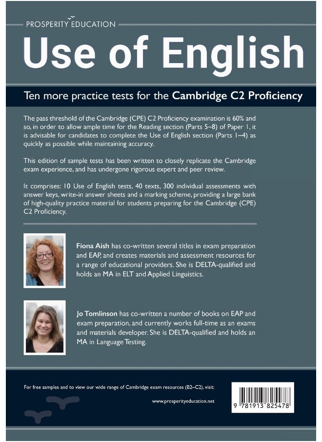 null - Use of English: Ten more practice tests for the Cambridge C2 Proficiency: 10 Use of English practice tests in the style of the CPE examination (answers included) - Image 1