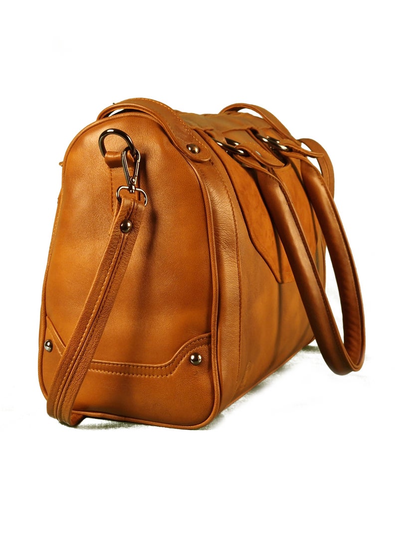 LEATHERIA Classic Genuine Leather Handbag for women - Large Size  - Image 4