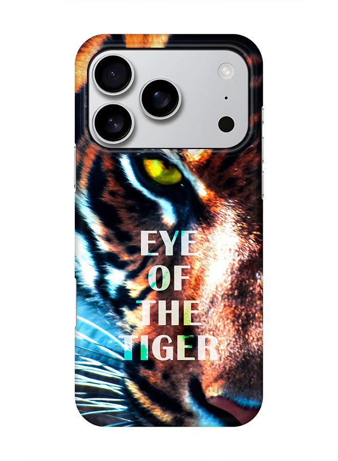 Stylizedd For iPhone 17 Pro,Case, [Compatible with MagSafe] Magnetic cover Slim fit Protection Matte, - Eye Of The Tiger