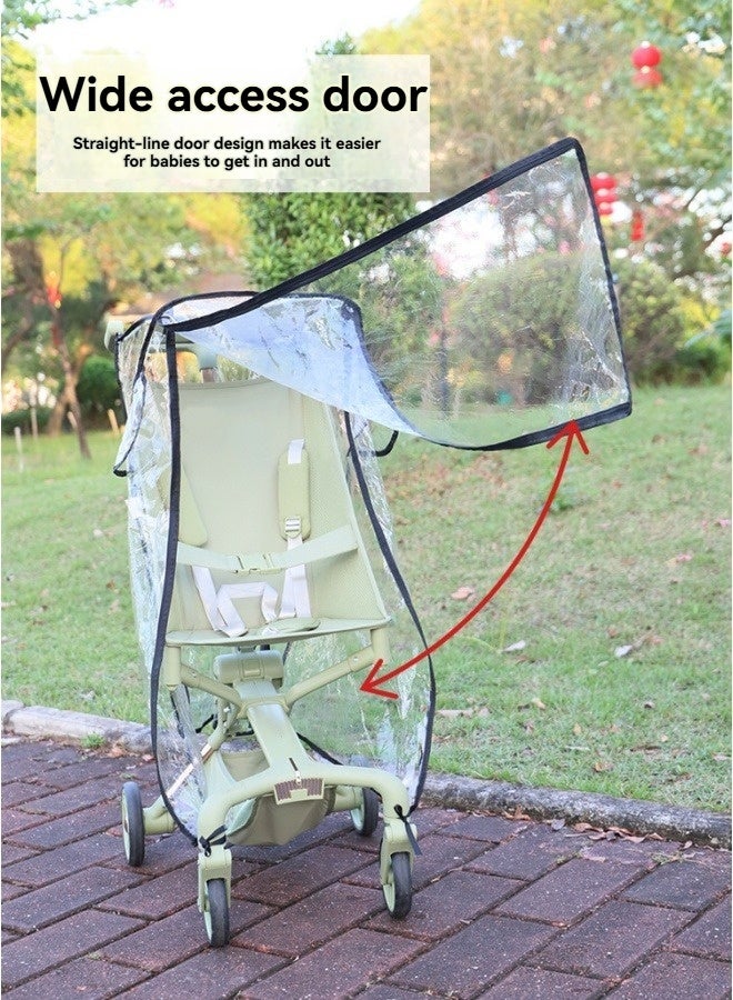 إم مياويان غطاء المطر لعربة الأطفال غطاء للرياح والمطر معطف للرياح والمطر إكسسوارات عربة الأطفال - Image 2