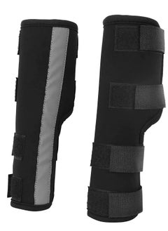 Canine Front Leg Braces - Compression Wraps for Dog Paws, Knee Pads, and Elbow Protectors with Reflective Straps for Ligament Injuries, Sprains, and Arthritis Stability Support.