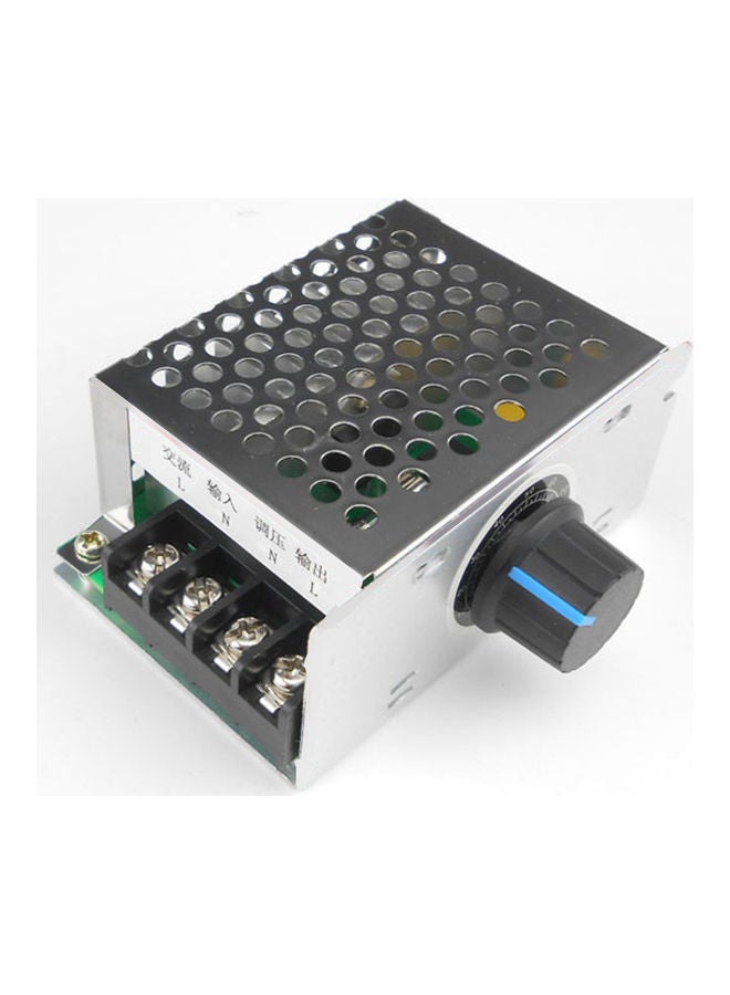 NIBEMINENT 220V Voltage Regulator Electric Motor Speed Controller Black/White - Image 1