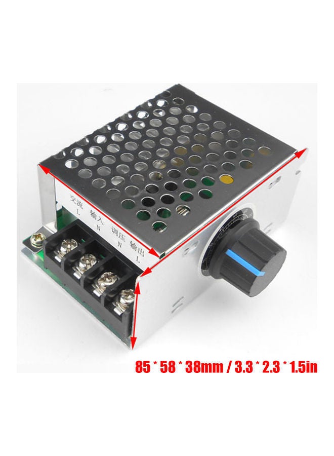 NIBEMINENT 220V Voltage Regulator Electric Motor Speed Controller Black/White - Image 3