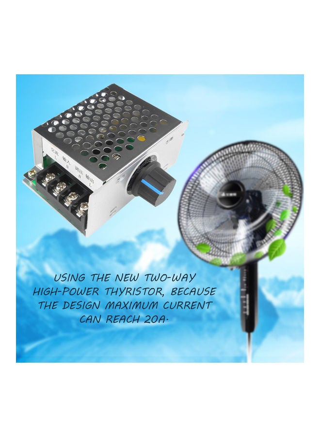 NIBEMINENT 220V Voltage Regulator Electric Motor Speed Controller Black/White - Image 5