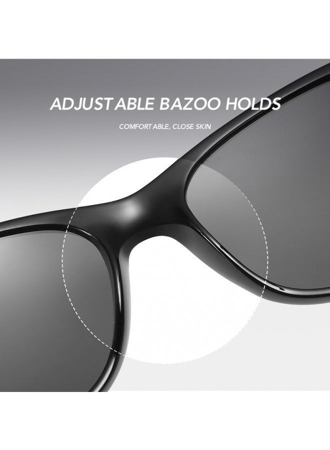 Men's and women's retro sports fashion anti-ultraviolet sunglasses goggles sunglasses - Image 3