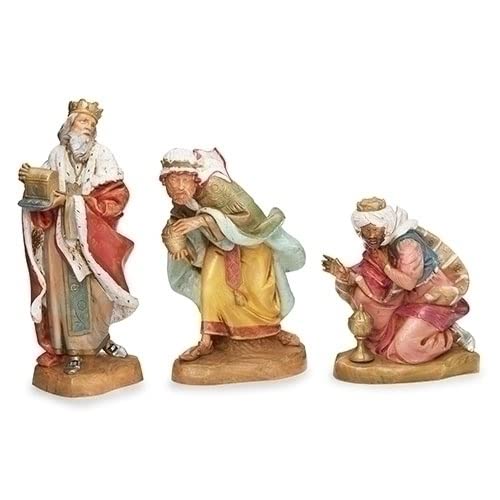 Fontanini by Roman, The Three Kings 3-Piece Set, 7.5" Collection, Nativity Figures, Made in Italy - Image 2