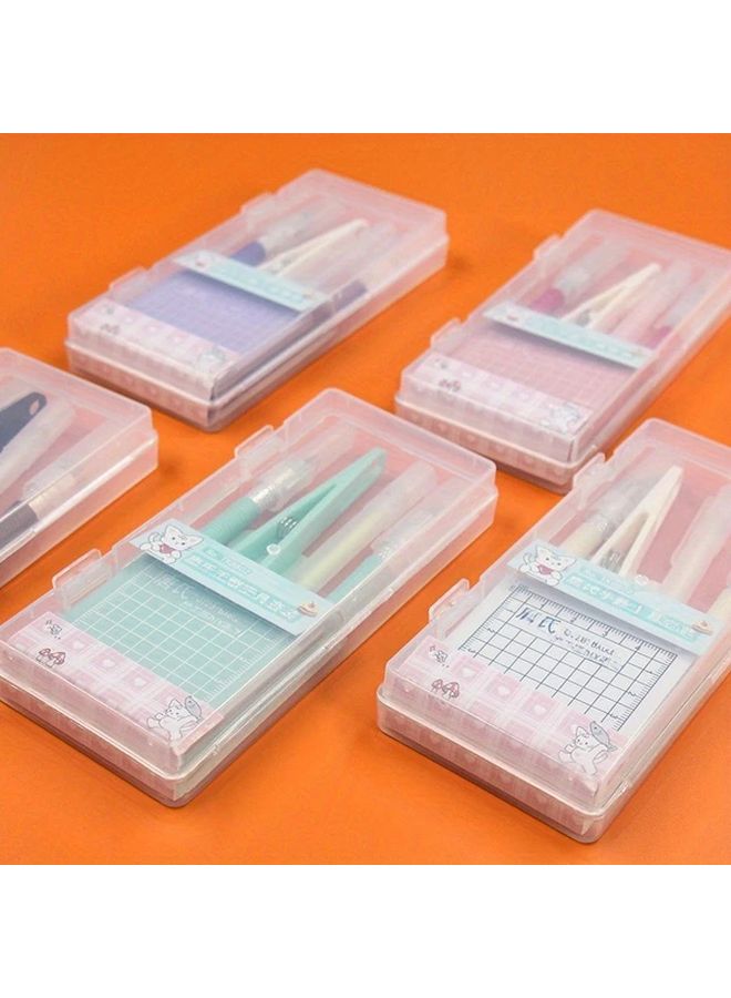 6pcs Black DIY Hand Tools Set With Pad Stickers Cutting Tools Gift Box - Image 4