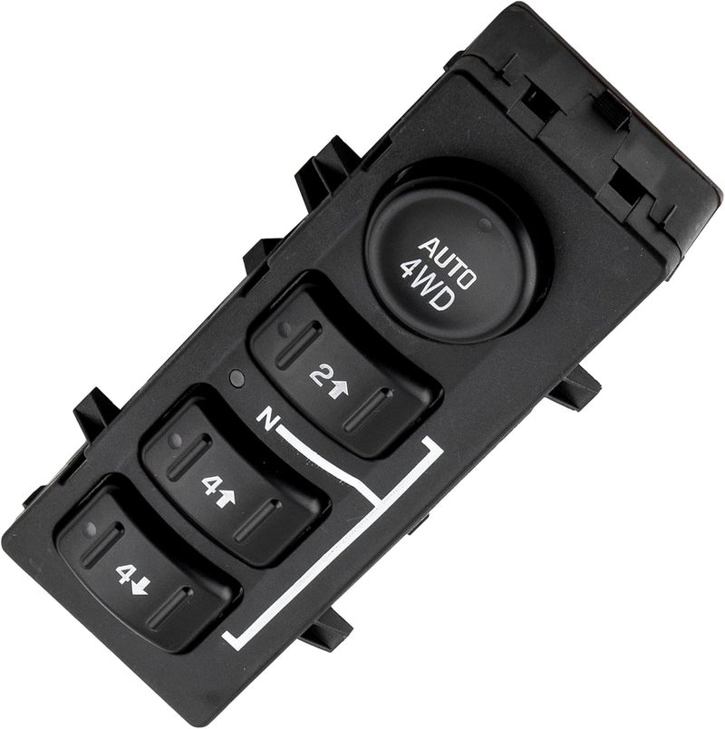 Boxi 4WD 4-Wheel Drive Switch with Auto 4WD Button Fits for Cadillac Escalade 2006-2007 / for Chevy Avalanche Silverado Suburban Tahoe/for GMC Yukon XL Sierra 2003-2007 | Replaces 15136039 15164520 - Image 2