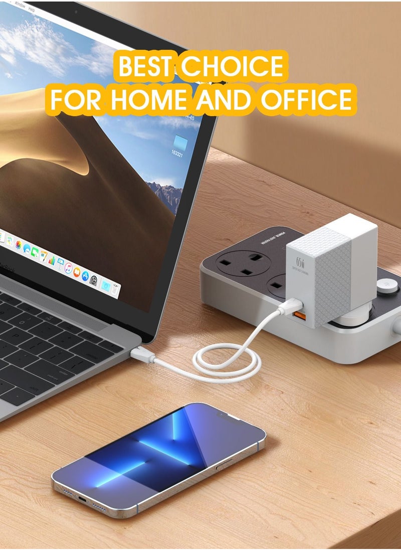 LDNIO - 3 Power Socket Extension with Type C PD Port and 3 QC3.0 fast charging Port power strip - Image 1