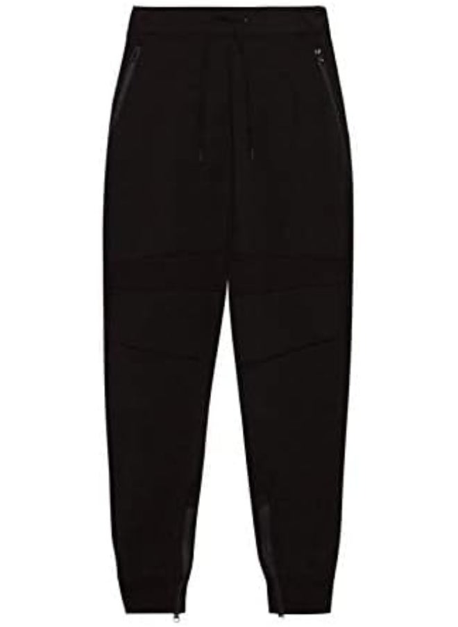 LOUD UNIVERSE Men’s Black Jogging Trousers – Ribbed Cuffs, Zip Pockets, Slim Fit Sweatpants For Workout, Running Or Casual Wear  - Image 3