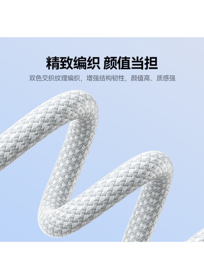 Samzhe Apple 16/15 Data Cable Type-C Charging Cable Braided Dual Head Pd100W Fast Charge C To C Car Iphone Promax Huawei Xiaomi Ipad Laptop 1M