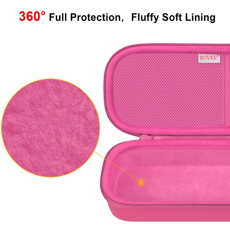 BOVKE Travel Stethoscope Case for 3M Littmann Classic III, Lightweight II S.E, MDF Acoustica Lightweight Stethoscopes, Mesh Pocket for Pen Lights, Medical Scissors and Nurse Accessories, Raspberry - Image 3