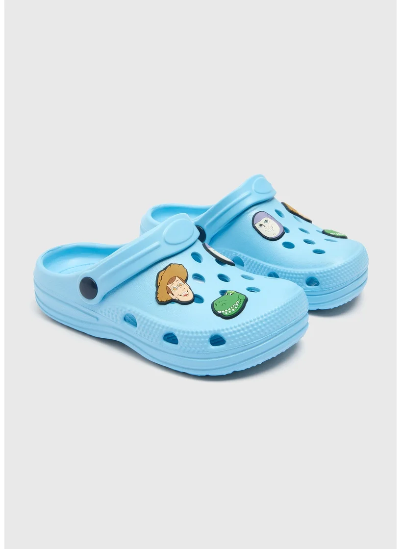 Matalan Toy Story Kids Blue Clogs