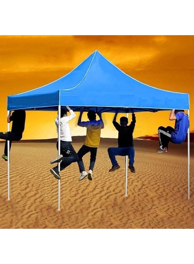 Cool Baby COOLBABY 3x3 M Portable event Canopy Tent-Pop Up Instant Shelter Sun Protection Shade for Outdoor Camping Picnics Beach Garden Sports Party-Camping Tent (Blue) - Image 5