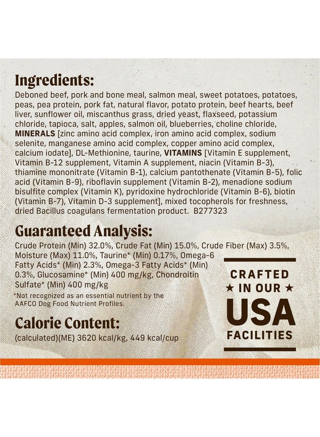 ميريك طعام جاف للكلاب الصغيرة من Merrick Lil' Plates خالي من الحبوب، مصنوع من لحم البقر التكساسي والبطاطا الحلوة مع قطع نيئة - كيس 4.0 رطل - Image 5