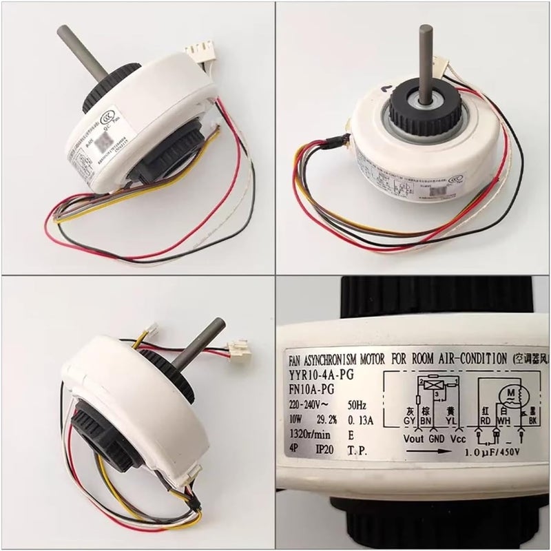 LDGSUPH Air Conditioning Indoor Fan Plastic Sealed Motor ，Compatible For Gree，YYR10-4A-PG FN10A-PG - Image 3